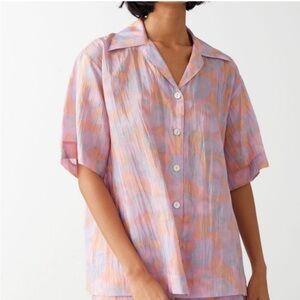 & Other Stories Oversized Rainbow Shirt
